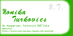 monika turkovics business card